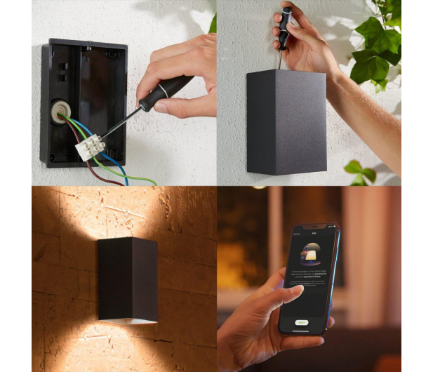 Philips Hue White and color ambiance Kinkiet zewn. Resonate - 553515 - zdjęcie 5